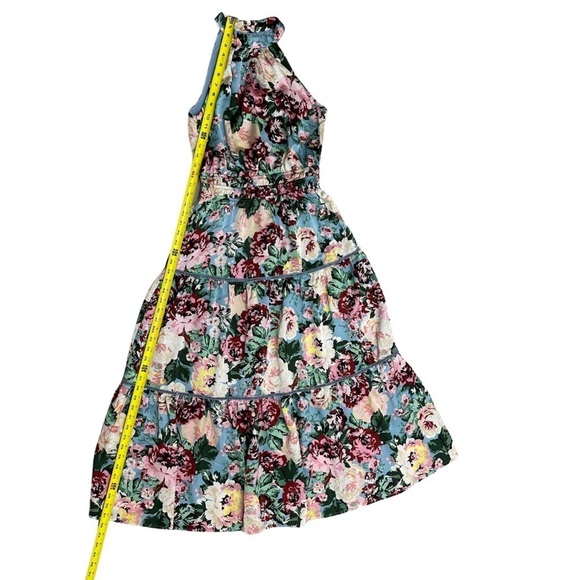 Lost + Wander Anthropologie Tea Party Maxi Dress Sleeveless Floral SZ Small EUC - Picture 7 of 12